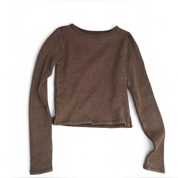 Est. Pac 1980 Waffle Knit Long Sleeve Top - Picture 5 of 7